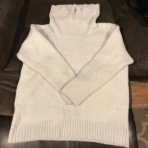 White Calvin Klein sweater. Large